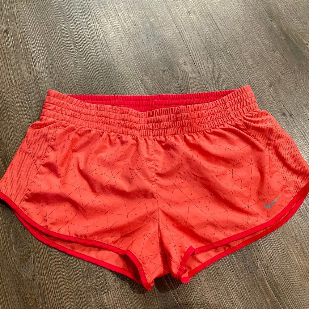 Orange Nike Dri-Fit Shorts